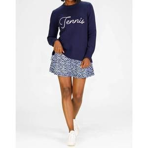 NEW DUFFIELD LANE tennis sweater in navy